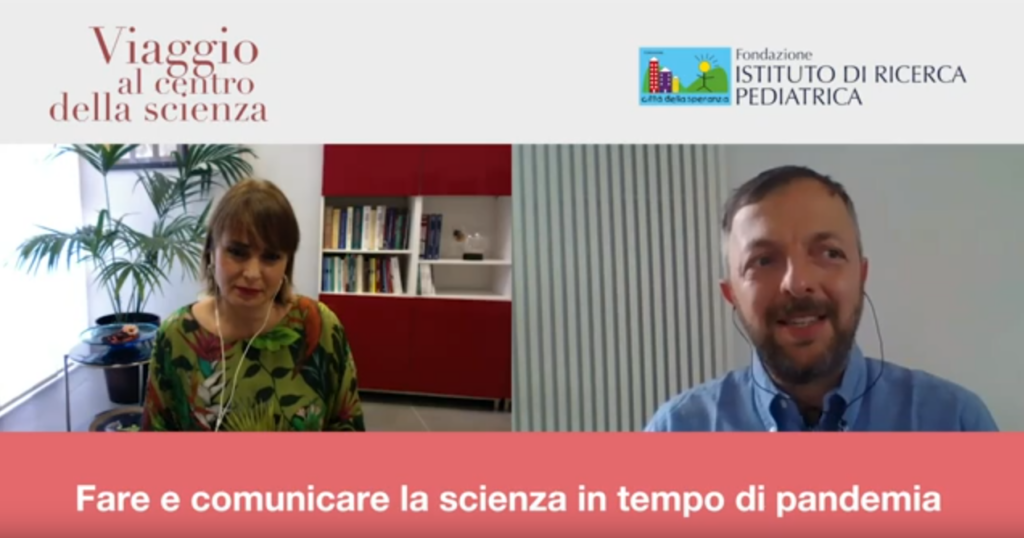 Comunicare il Covid-19, Enrico Bucci chiude il “Viaggio al centro della Scienza”