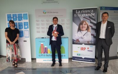 Il viceministro alla Salute Sileri in visita all’Istituto di Ricerca Pediatrica