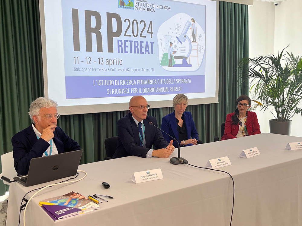 Quarta Edizione «RETREAT ISTITUTO DI RICERCA PEDIATRICA 2024»